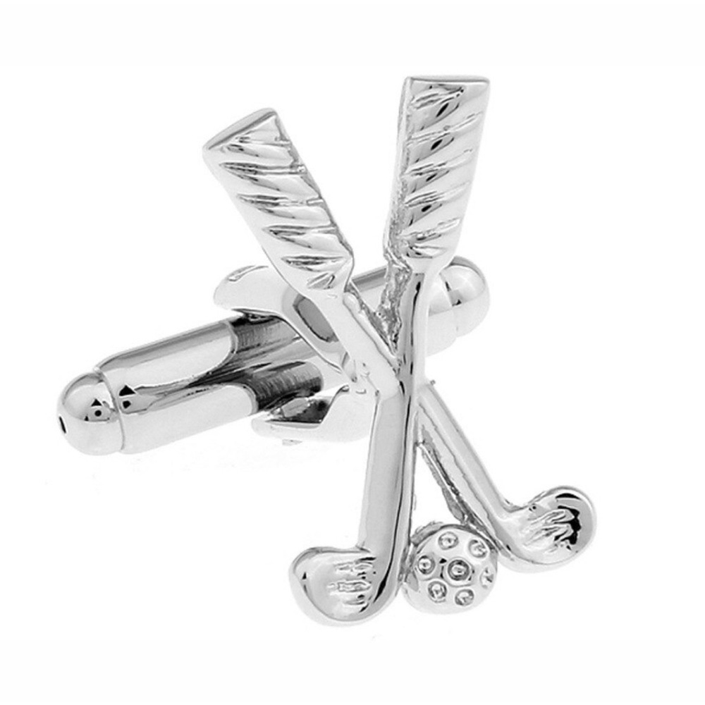 Silver Golf Club Cufflinks - Picture 4 of 15
